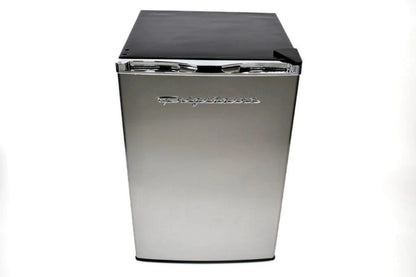 Frigidaire, 4.5 Cu. Ft. Compact Fridge with Chrome Trim - EFR492, Platinum