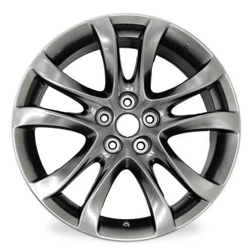 19" 19x7.5" Automotive Rim New Single Wheel for Mazda 6 2014 - 2017 Dark Hyper Silver OEM Design Replacement
