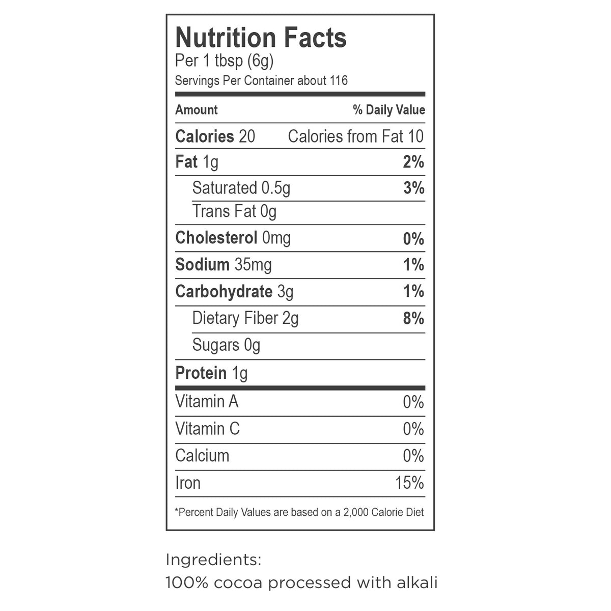 Rodelle, Gourmet Baking Cocoa Powder, 25 oz