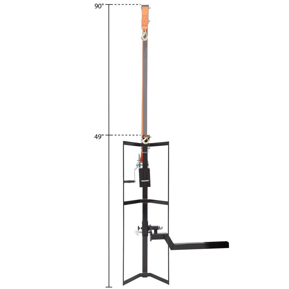 Kill Shot 600 lb. Capacity Hitch-Mounted Deer Hoist & Carrier