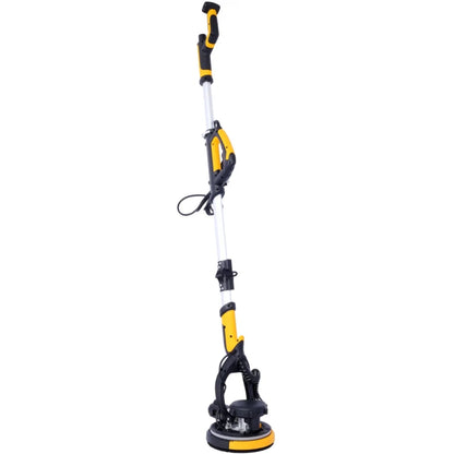 Drywall Sander, 780W Electric Drywall Sander with Vacuum Dust Collection  6.5A Motor Dustless Floor Sander with Variable Speed 900-1800RPM, LED Light, Extendable & Foldable Handle,