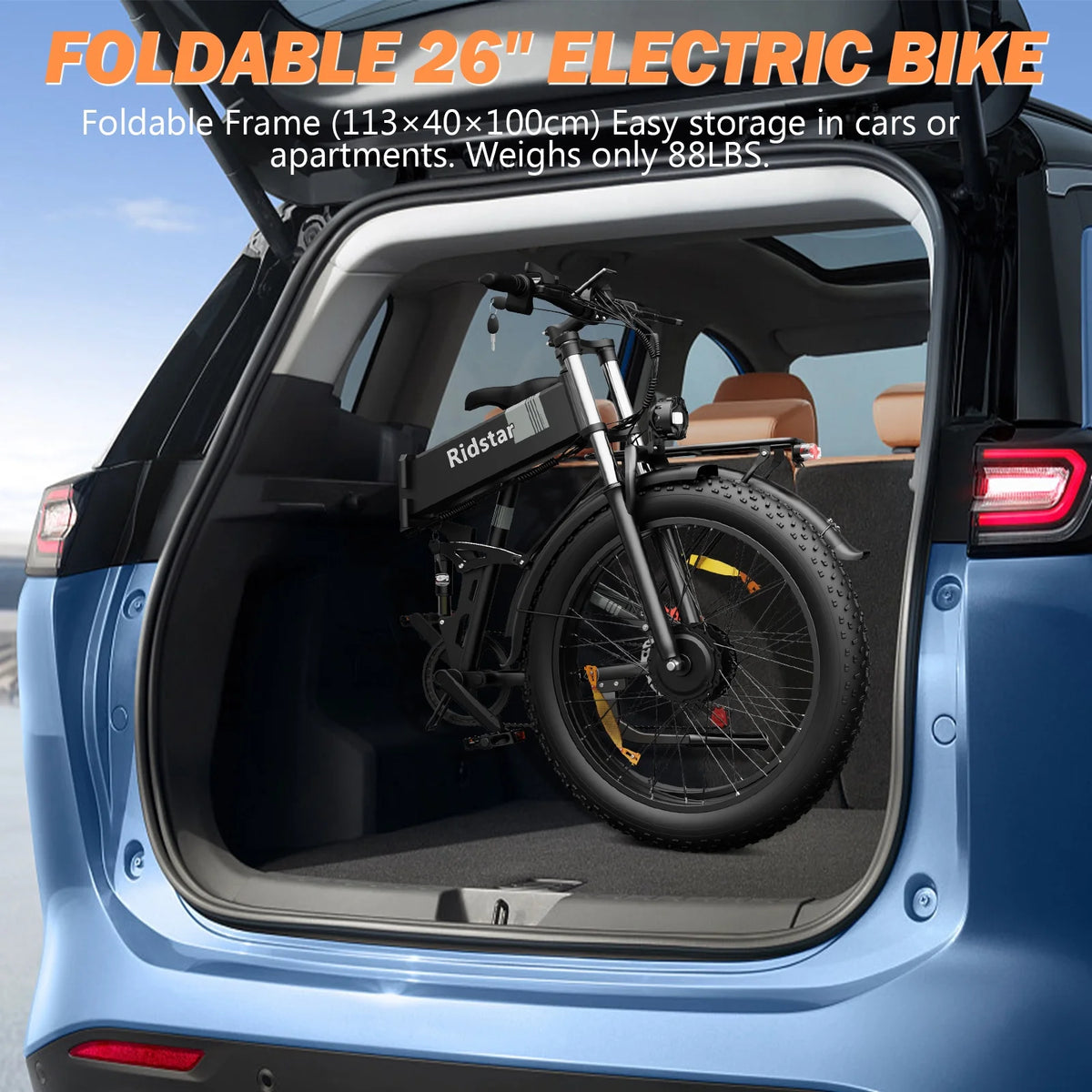 Dual Motor PEAK 3000W Electric Bike for Adults,31mph 48V 23Ah Electric Bicycle,26" Fat Tire Mountain Bike UL2849