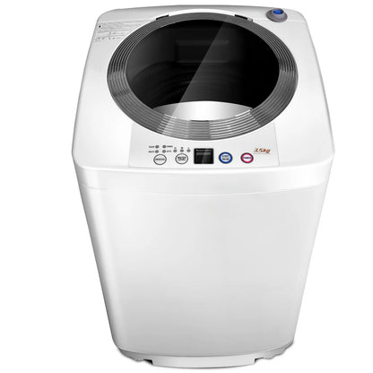 Costway Full-Automatic Laundry Wash Machine Washer Spinner Drain Pump
