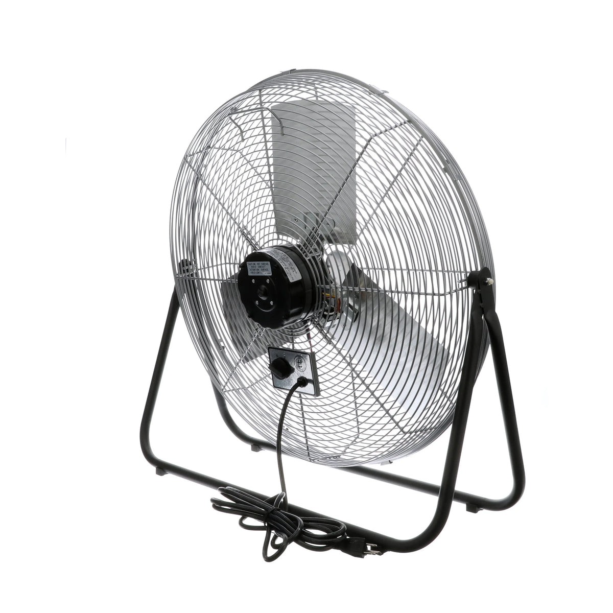 TPI 1-Phase, 120V 12" Industrial Floor Fan 1/12 HP