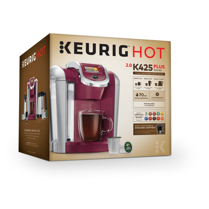 Keurig K425 Single Serve K-Cup Pod Vintage Red Coffee Maker