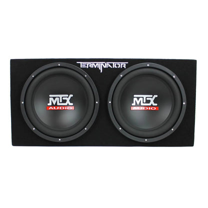 MTX 12" 1200W Dual Loaded Car Subwoofer Audio, Sub Box, Amplifier & Amp Kit