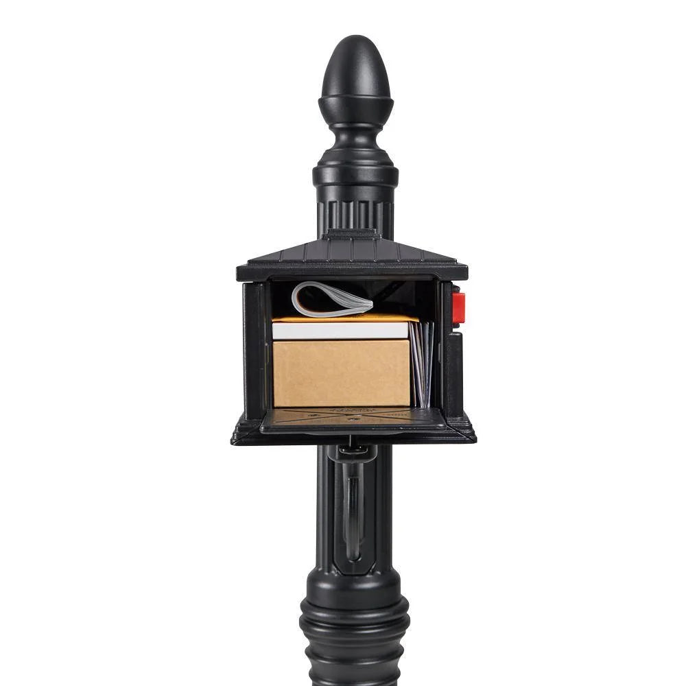 Architectural Mailboxes Black Plastic Mailbox Post
