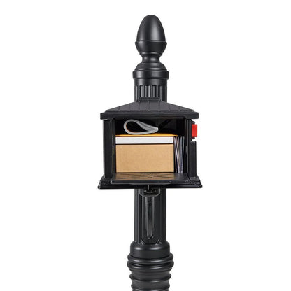 Architectural Mailboxes Black Plastic Mailbox Post