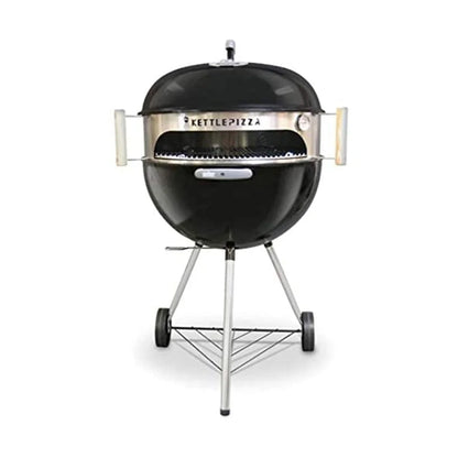 KettlePizza Deluxe Stainless Steel Pizza Oven Kit for Charcoal Grills