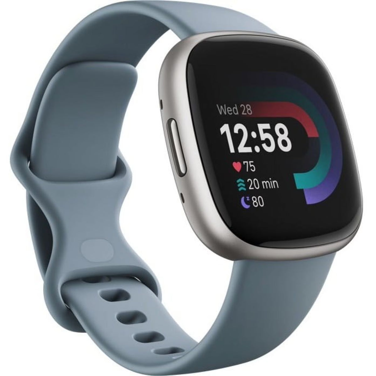 Fitbit Versa 4 Fitness Smartwatch - Black/Graphite Aluminum