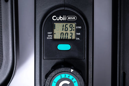 Cubii Move - Compact Seated Under Desk Elliptical Trainer, 6 Adjustable Magnetic Resistance Levels