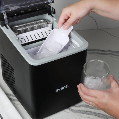 Avanti Mighty Ice 26lb. Countertop Bullet Ice Maker, in Black (AVIM2625BK)