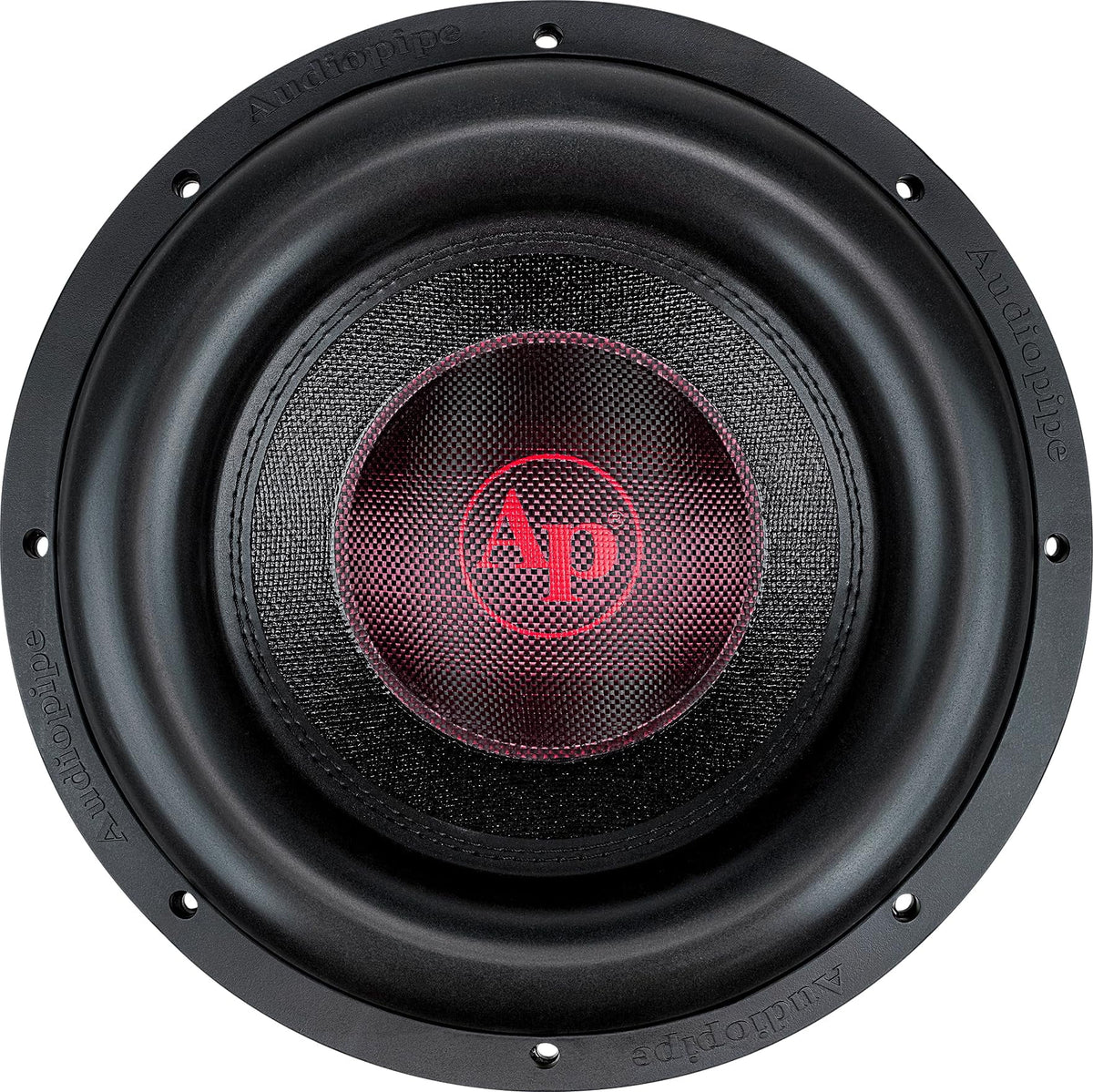Audiopipe 1200W RMS Dual Car Subwoofer, Black, 12"