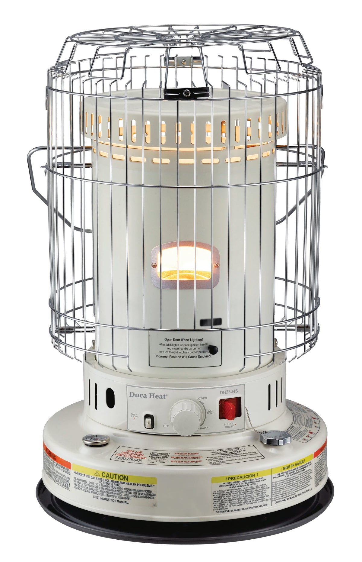 Dura Heat Convection Kerosene Heater, 23,800 BTU, Indoor Portable Heater - DH2304BB
