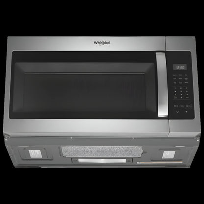 Whirlpool 1.7 Cu. Ft. Microwave Hood Combination Black