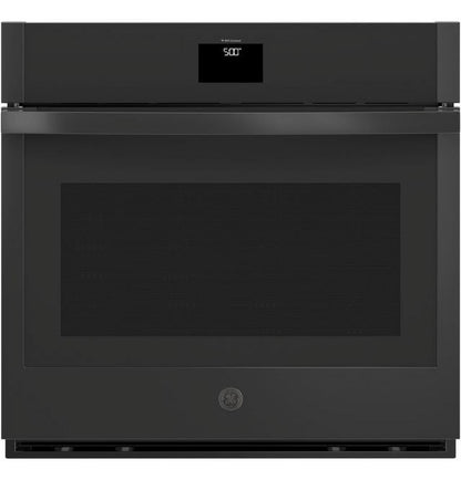 GE 30" Smart Built-In Self-Clean Convection Single Wall Oven-Black On Black JTS5000DVBB