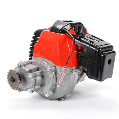ANQIDI 49CC 2 Stroke Engine Single Cylinder Air-Cooled Motor for Gas Scooters, Pocket Bikes, Mini Choppers
