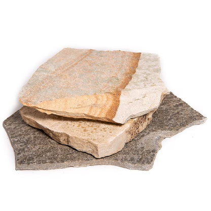 Flagstone Patio Pavers, Natural Stepping Stone, Driveway & Walkway Rock