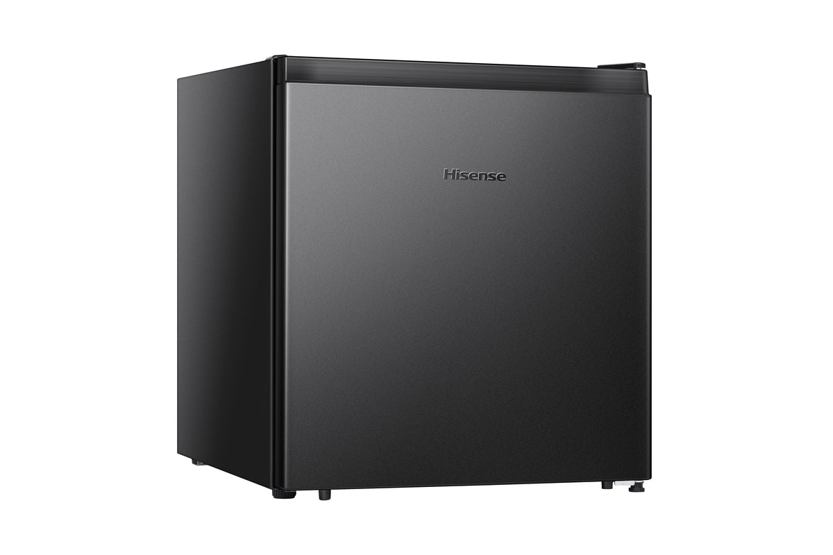 Hisense 1.6 Cu ft Single Door Mini Fridge, Black, Energy Star, 1 Year Warranty, WMS017M6XBE New