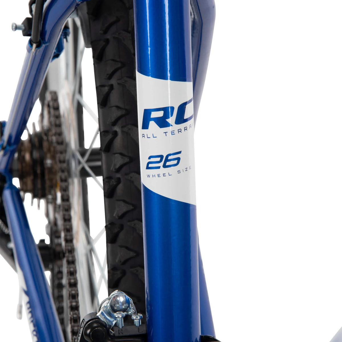 Huffy 26" Rock Creek Mountain Bike, Fits Riders 5'0"+, Blue, Adult, Men's