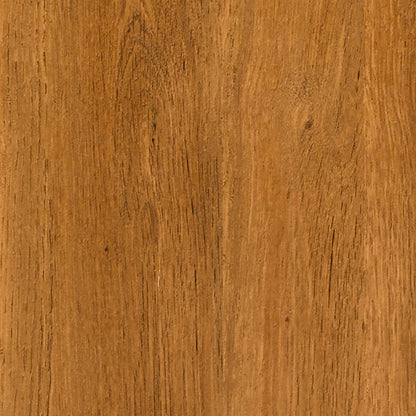 Better Homes & Gardens Ezra Glass Door Storage Accent Cabinet, Warm Walnut finish