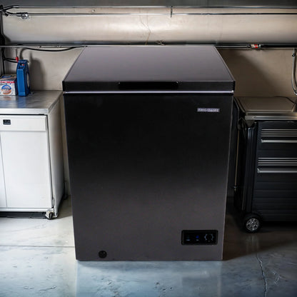 Frigidaire, 5.0 Cu. ft. Chest Freezer, Black Granite Design