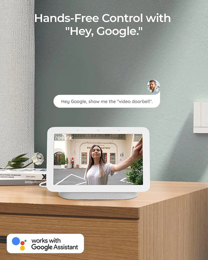 Reolink 2K 5MP Video Doorbell Camera 5G Wifi Security Home Doorbell Chime, Person &Package Detection