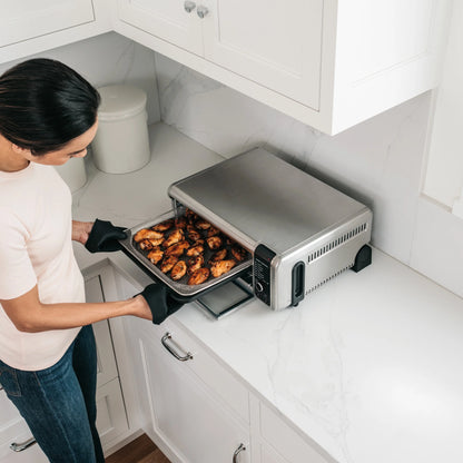 Ninja?? SP101 Foodia?�� 8-in-1 Digital Air Fry Oven, Flip-Away for Storage, Dehydrate, Keep Warm