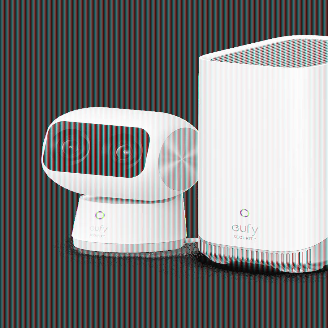 eufy Security Indoor Cam S350, Dual Cameras, 4K UHD Resolution Security Camera with 8�� Zoom and 360�� PTZ