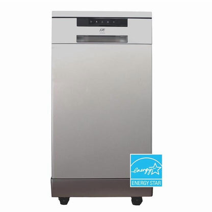 SPT 18�?Stainless Steel Portable Dishwasher with Faucet Adapter, 52 dB
