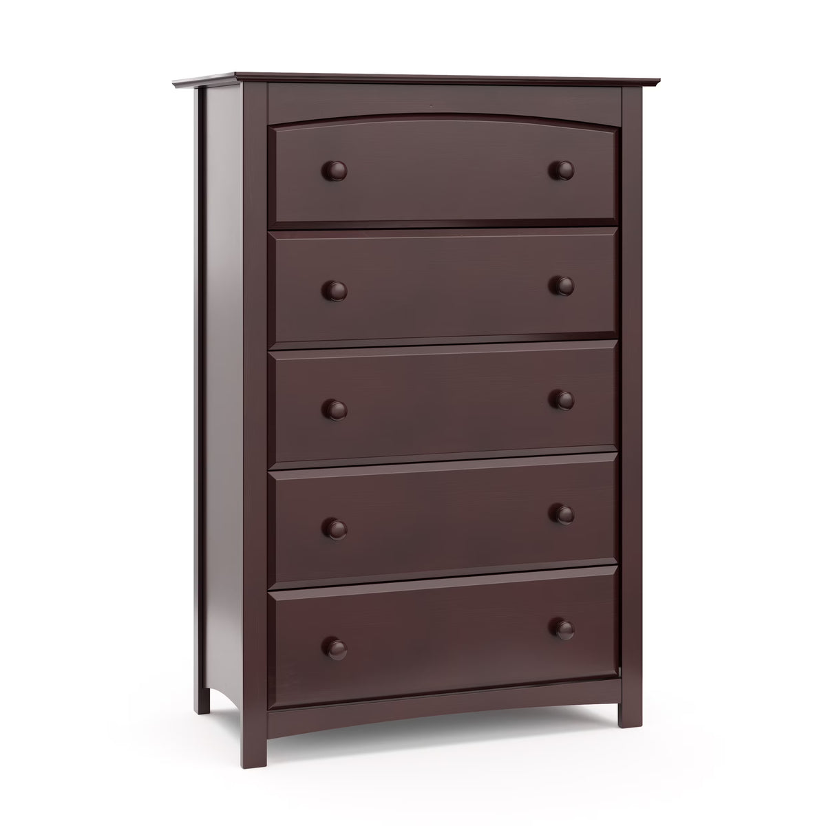 Storkcraft Kenton 5 Drawer Nursery Dresser, Pebble Gray