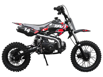 Tao Tao DB 14 110cc Dirt Bike Semi-Auto Off Road Dirt Bike- GREEN