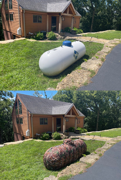 Tank Wear 500 Gallon Propane Tank Cover Outdoor Decorative