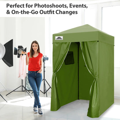 EAGLE PEAK Flex Ultra Compact 4 ft x 4 ft Pop-up Changing Room Canopy, Portable Privacy Cabana