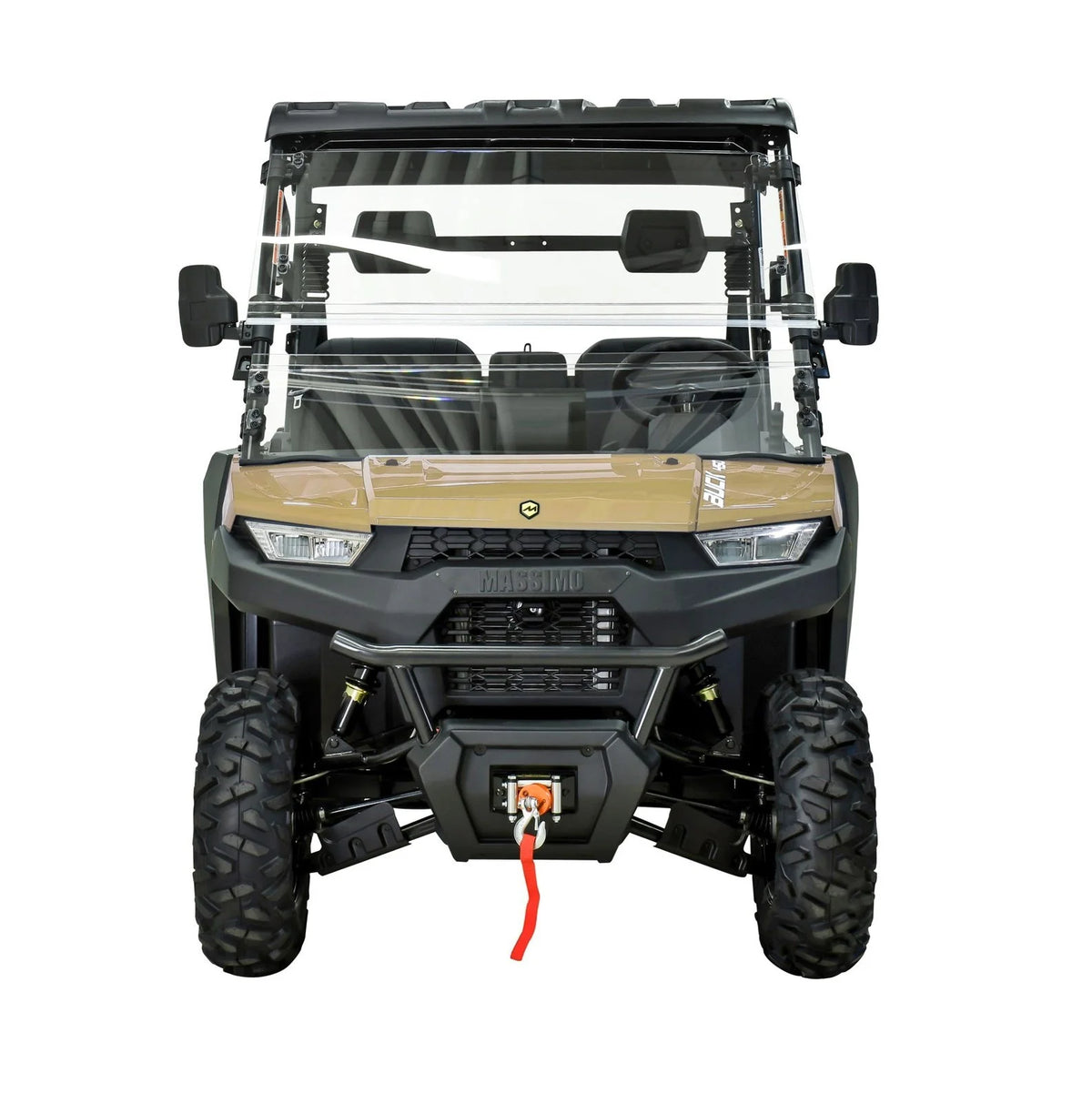 Massimo Buck 450 Side by Side UTV, EFI, 4 Stroke, 325cc, 25.5 HP, 4X4, 3000lb Winch - Red