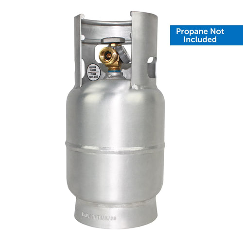 Flame King 5LB Aluminum Propane Tank with Gauge & OPD Valve, Corrosion-Resistant and Rust-Free