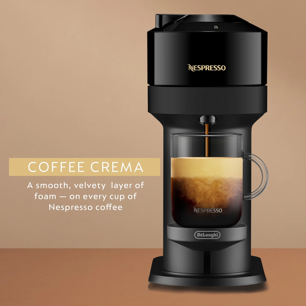 Nespresso New Vertuo Next 19-Bar, 1-Cup Black Espresso Machine
