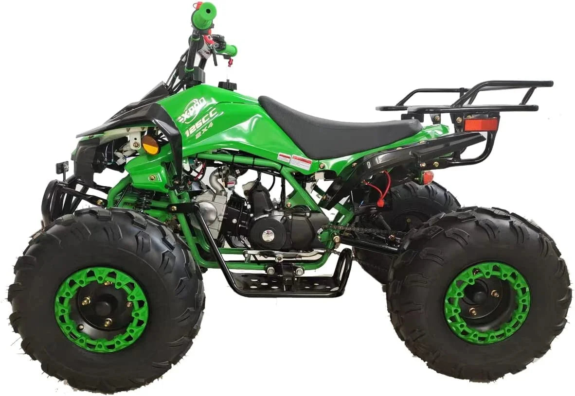 X-Pro Brand New Blast 125cc ATV with Automatic Transmission Reverse LED Headlights Big 19"/18" Tires