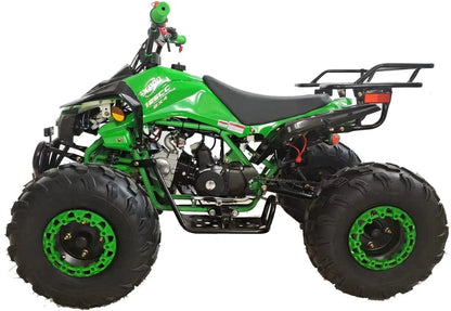X-Pro Brand New Blast 125cc ATV with Automatic Transmission Reverse LED Headlights Big 19"/18" Tires