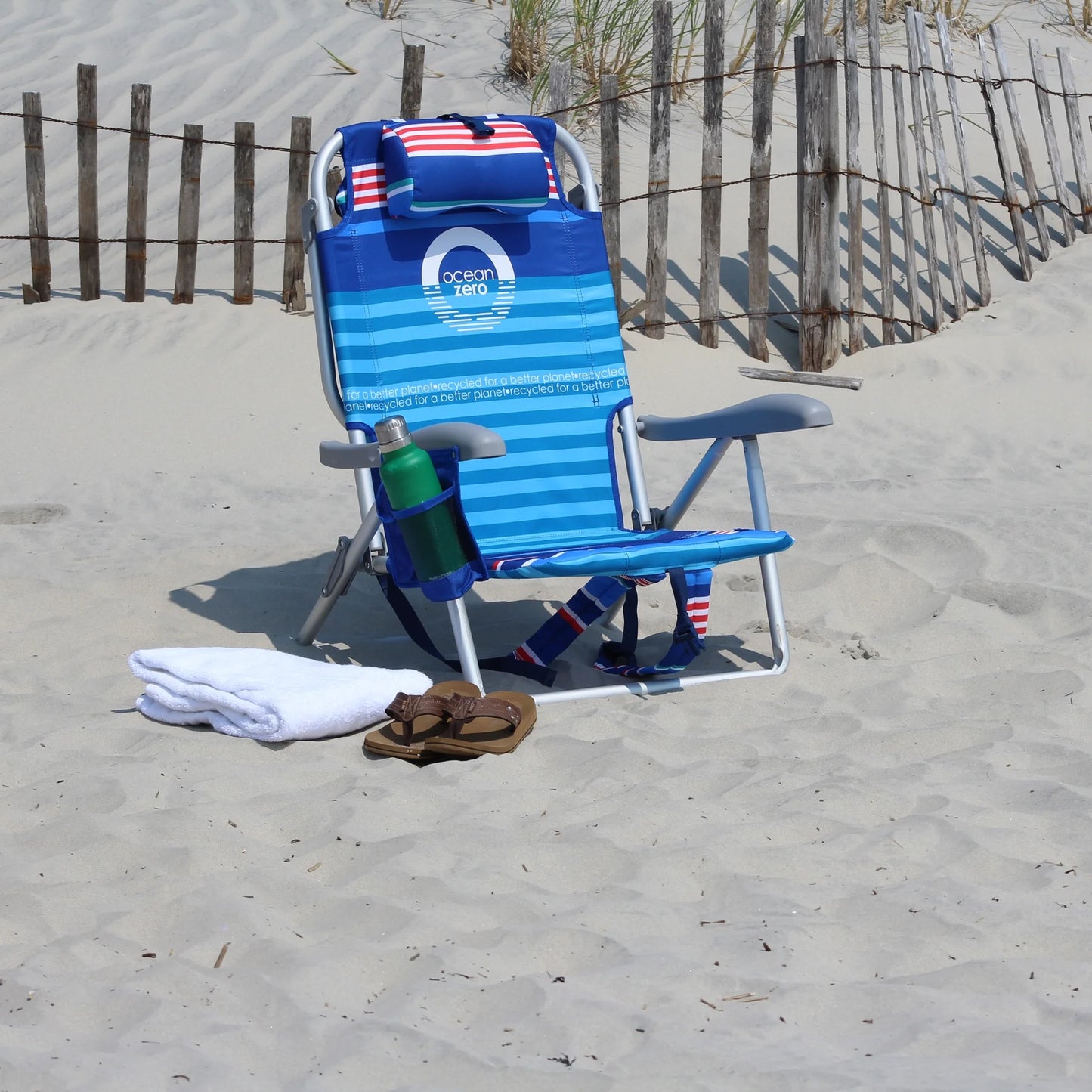 (2 pack) Ocean Zero Deluxe Backpack Chair Striped