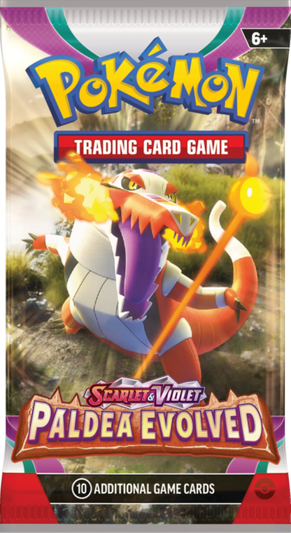 Pokemon Trading Card Game Scarlet & Violet 2 Paldea Evolved Booster Bundle 6 Booster Packs