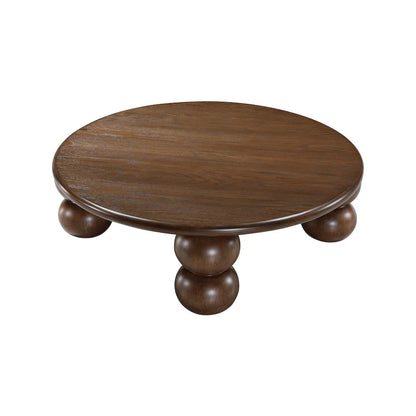 Meridian Furniture Kelvin Brown Wood And Oak Veneer Coffee Table