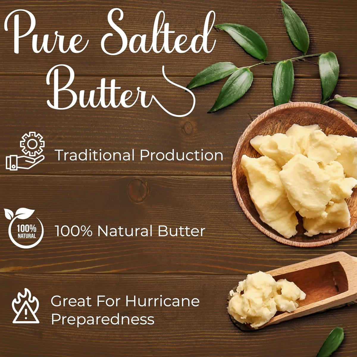 Beurdell Canned French Butter �M?100% Natural Salted Pasteurized Real Butter | Long Shelf Life Emergency Survival Food | Great for Cooking, Baking, RV & Camping | Pull Top Lid | Pack of 24 | France