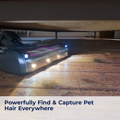 BISSELL PowerClean FurFinder 200W Self-Standing Cordless Stick Vacuum, Carpet, Area Rugs, Hard Floor, Upholstery, Strong Suction, Removeable Battery, LED Headlights, Up to 40 minute run time, 4031
