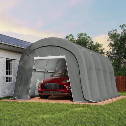 COSIEST 10'x20'Heavy Duty Carport ,Portable Outdoor Canopy Garage with Waterproof PE Roof and Steel Frame