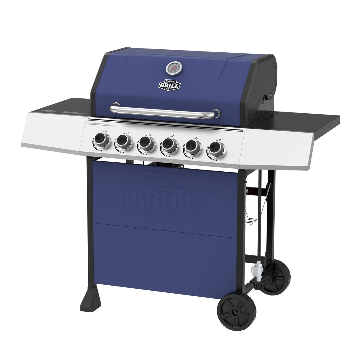 Expert Grill 5 Burner Propane Gas Grill with Side Burner