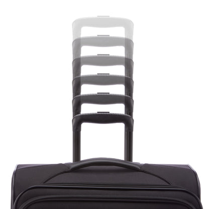 American Tourister X-Lite 3-Piece Luggage Set with Spinner Wheels - Light Grey