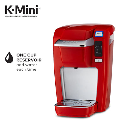 Keurig K-Mini K15 Single-Serve K-Cup Pod Coffee Maker, Chili Red