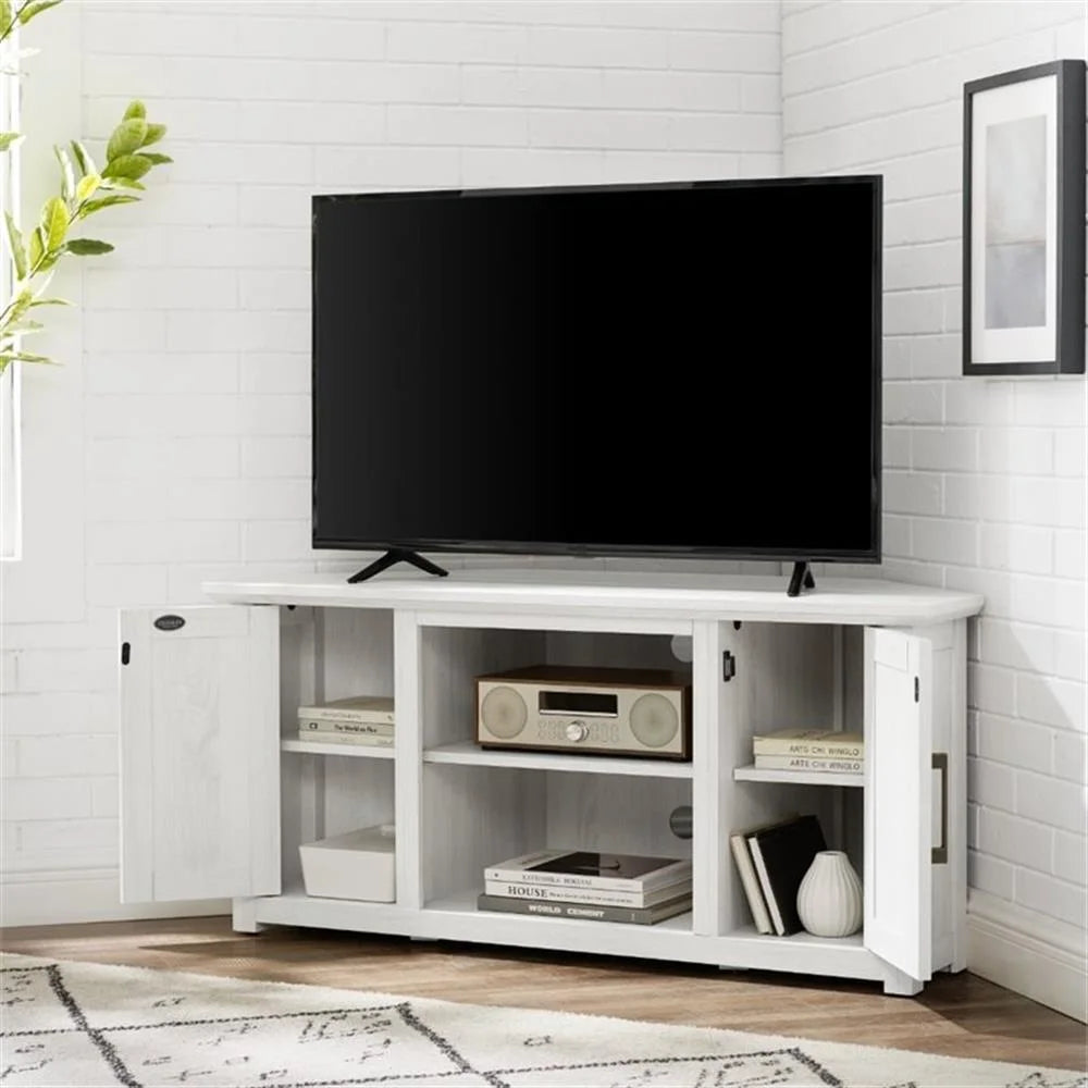 Crosley Furniture Camden 48" Corner Tv Stand Dark Walnut