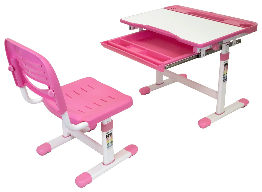 Mount-It! Kids Desk and Chair Set, Blue